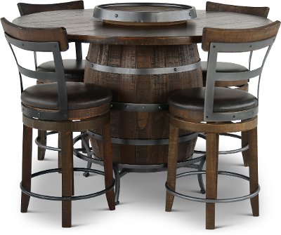 barrel kitchen table and chairs