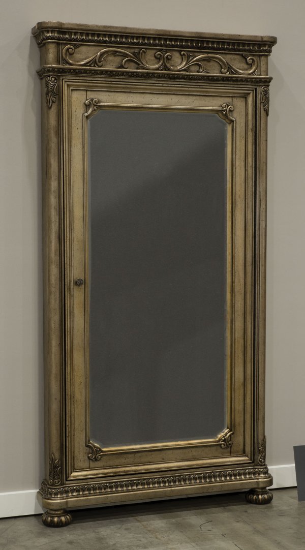 Floor Mirrors Oblong Rectangle Rc Willey Traditional Platinum Storage Floor Mirror Seville