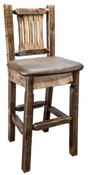 Homestead Upholstered Counter Height Stool