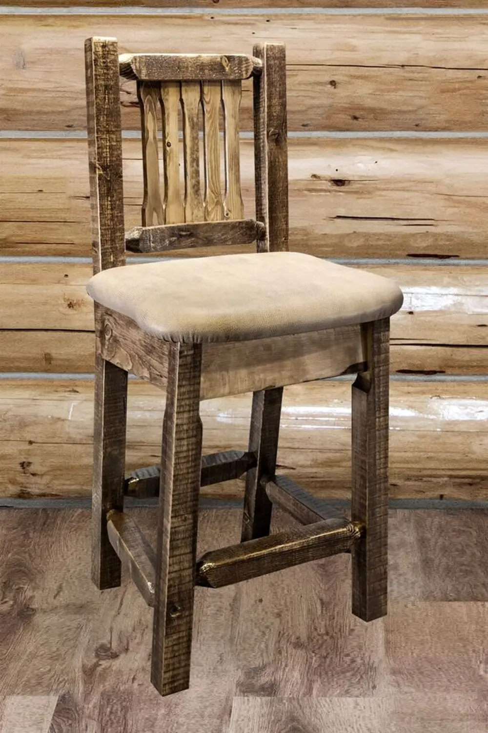 Homestead Counter Height Swivel Bar Stool with Back-1