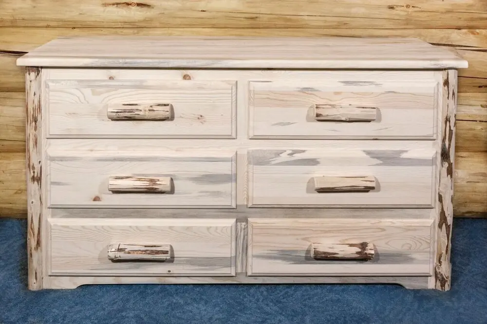 6-Drawer Double Dresser - Montana-1