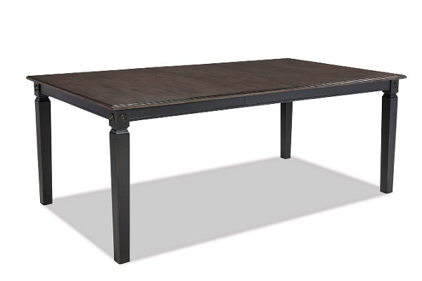 Rc Willey S Dining Tables Room Furniture Black Leg Dining Room Table Glennwood