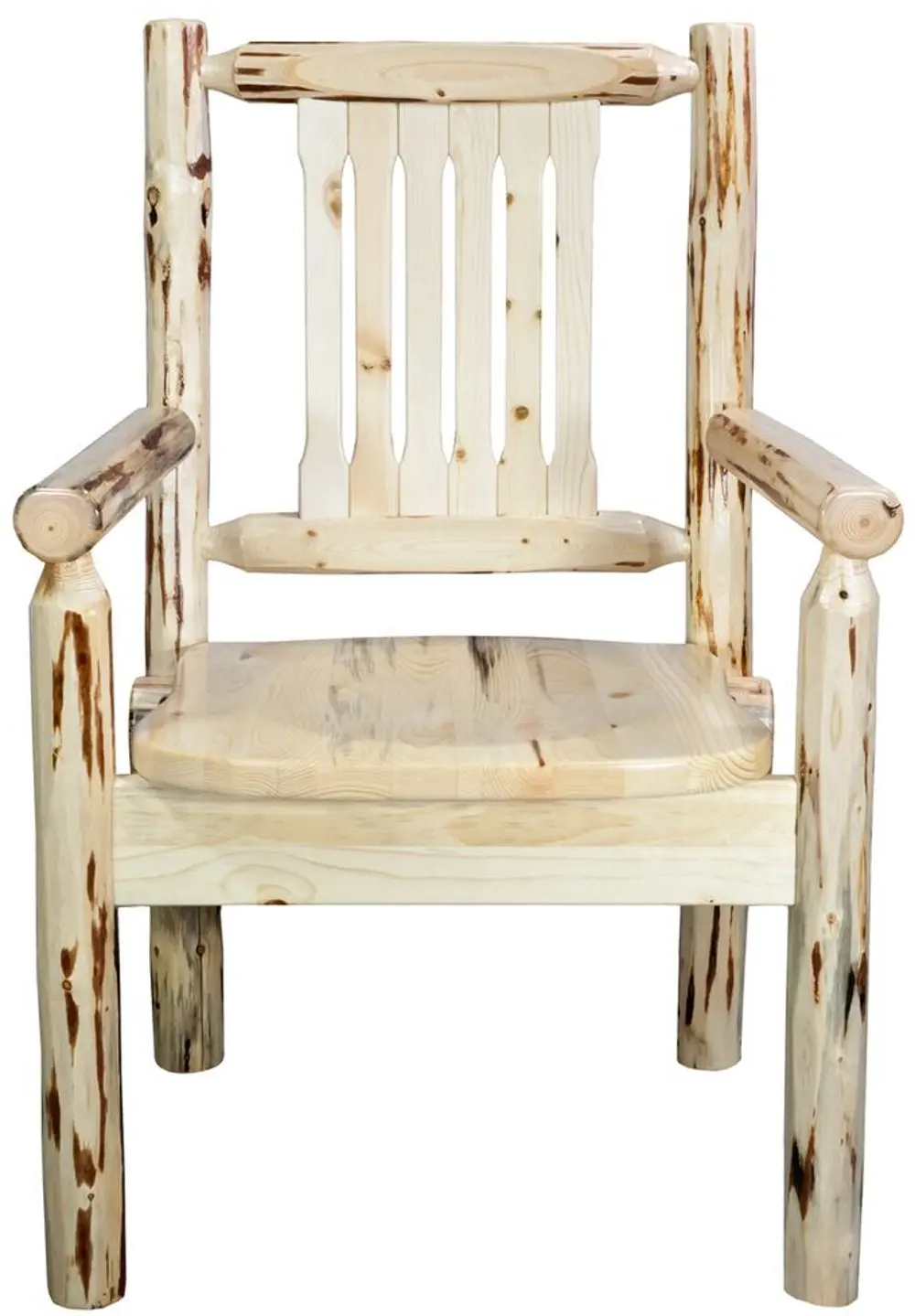 Captain's Chair w/ Ergonomic Wooden Seat - Montana-1