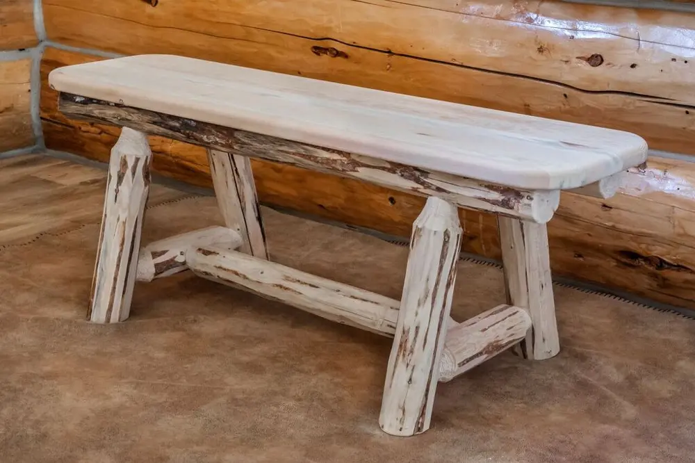 Plank Style Bench (45 Inch) - Montana-1