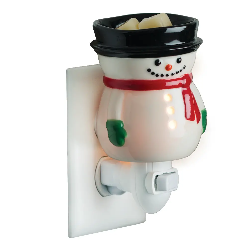 Snowman Pluggable Fragrance Warmer - Candle Warmers-1