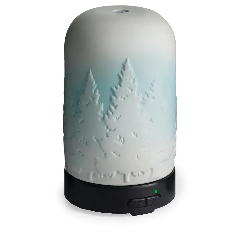 White Northern Lights Airome Ultrasonic Oil Diffuser - Candle Warmers-1