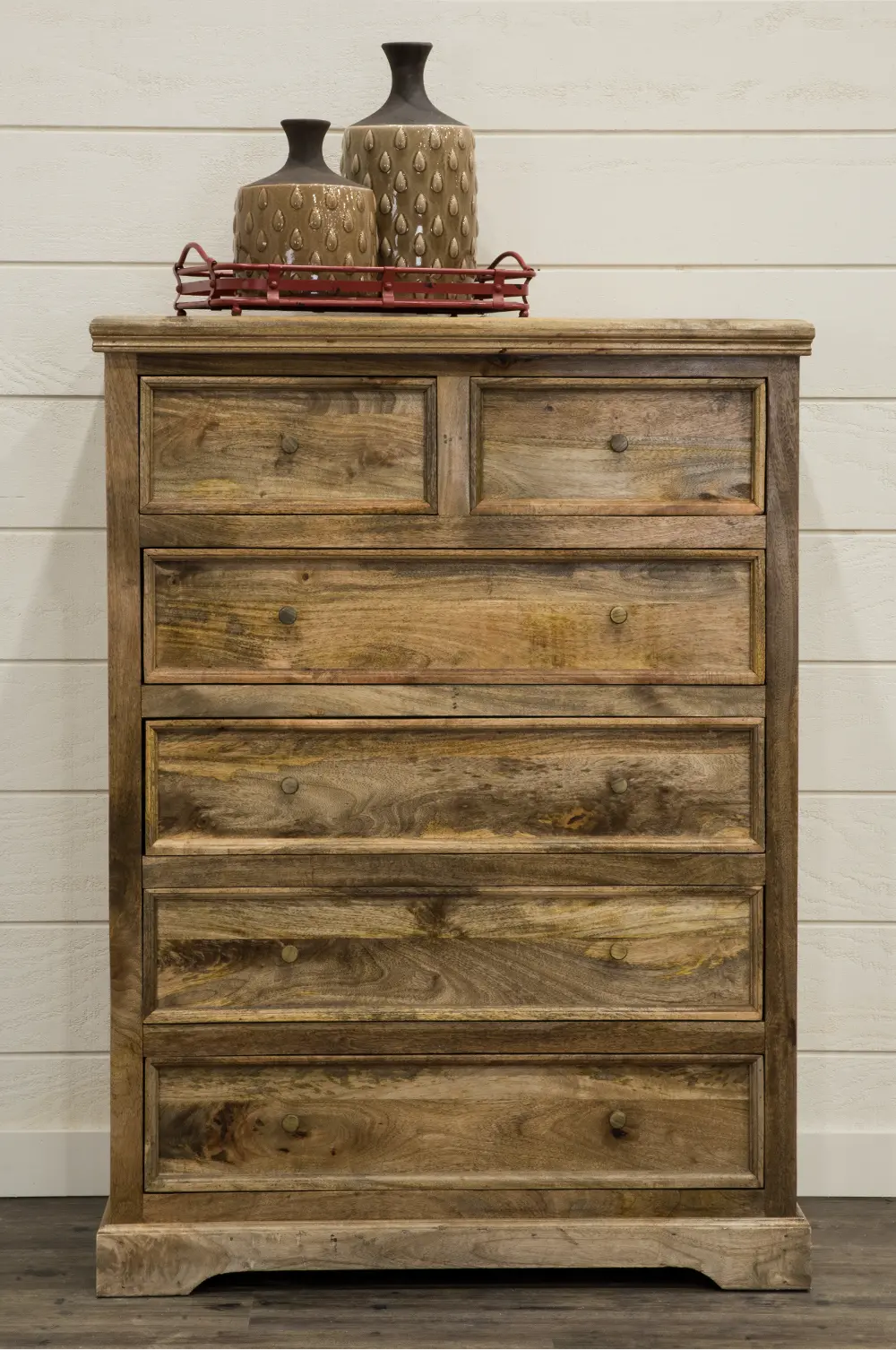 Rustic Natural Chest of Drawers - Thurston-1