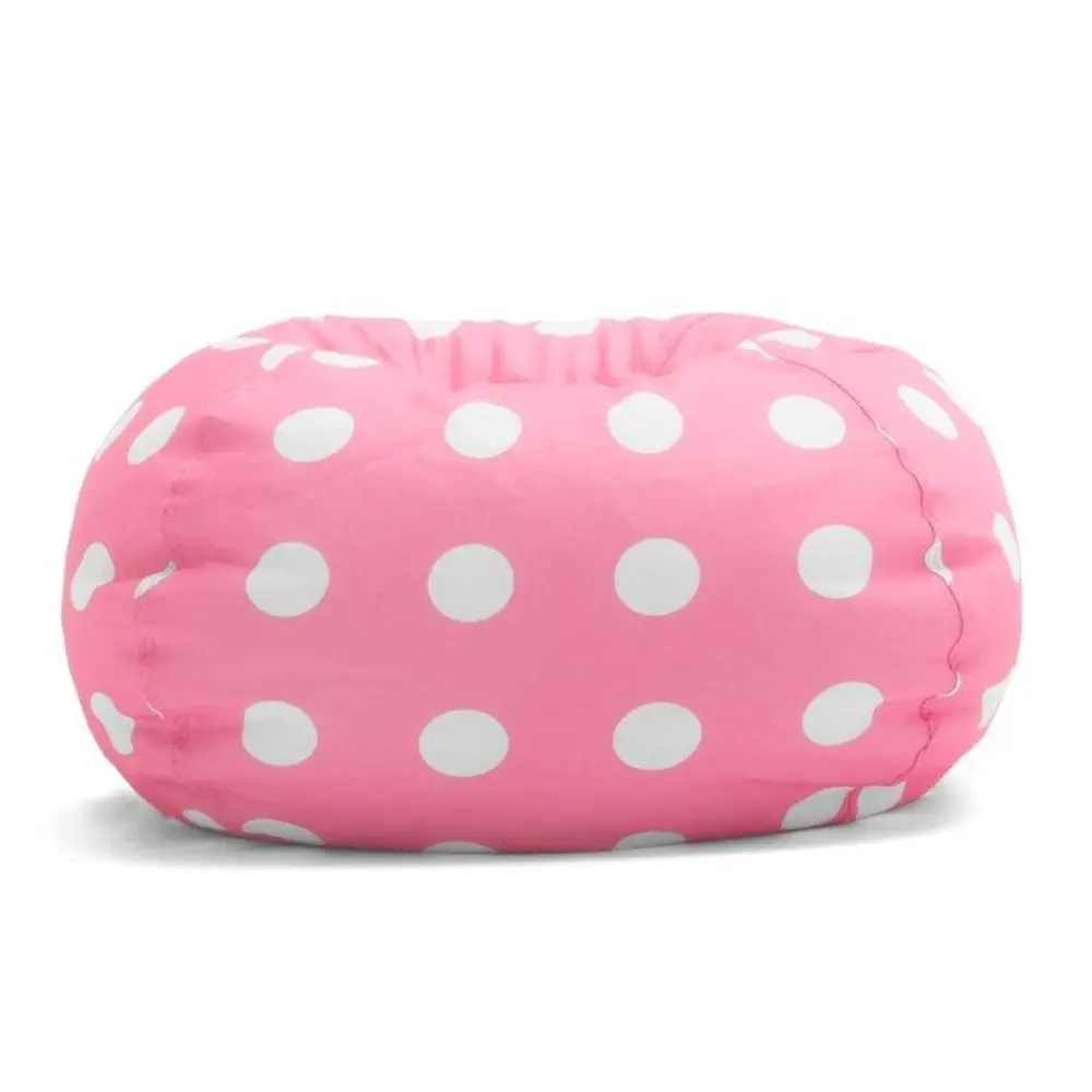 0630251/BEANBAG Big Joe Bean Bag Candy Pink with White Dots (88 Inch) - Classic -1