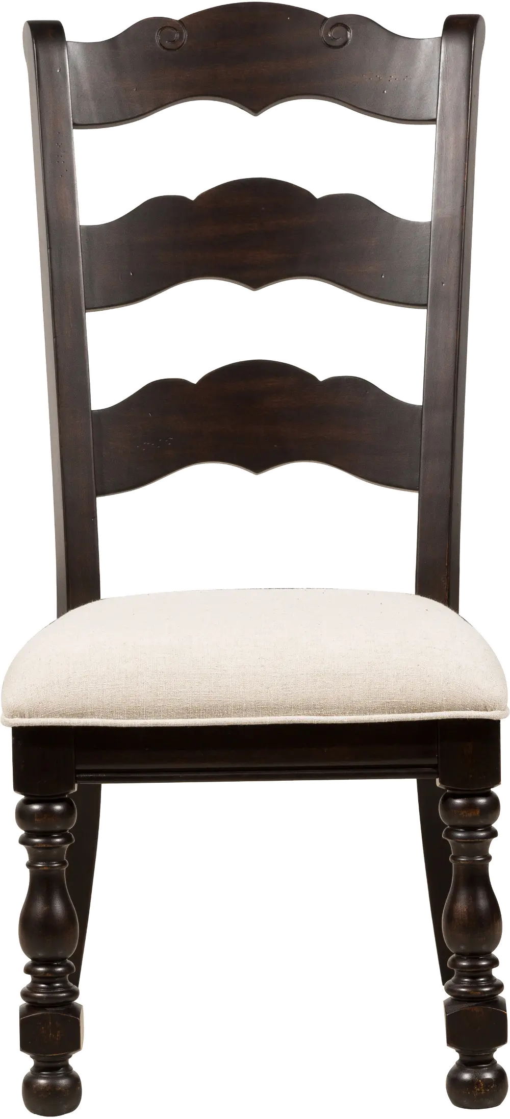 Smoked Molasses Ladder Back Dining Chair - Caldwell-1