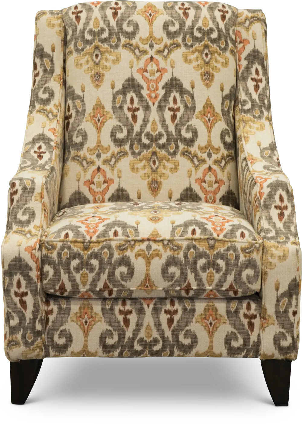 Casual Traditional Saffron Accent Chair - Bereta -1