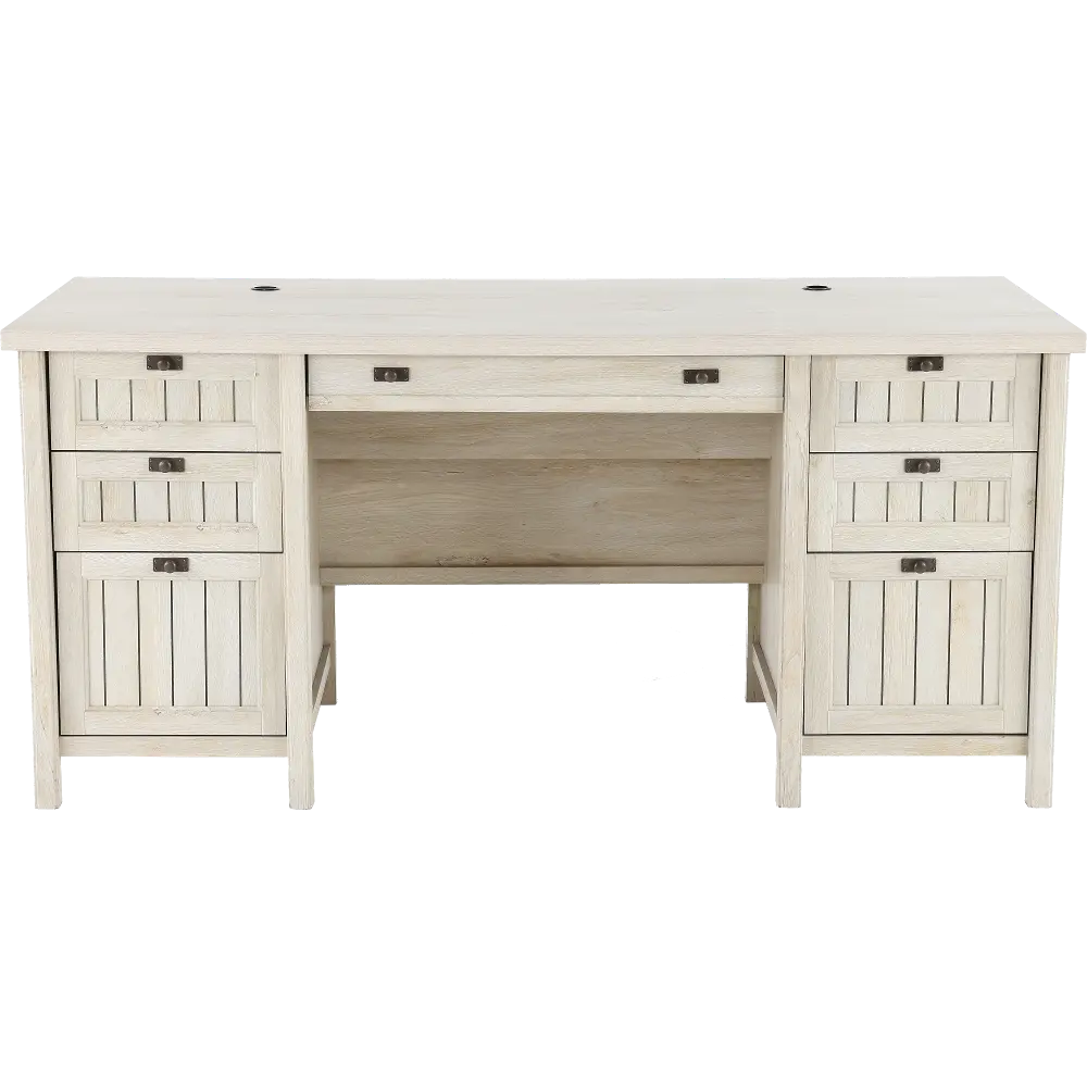Costa Chestnut Beige Executive Office Desk-1