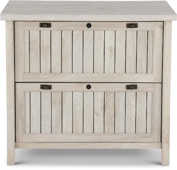 Costa Vintage White 2 Drawer Lateral File Cabinet Rc Willey Costa Vintage White 2 Drawer Lateral, Home Office Lateral Filing Cabinets