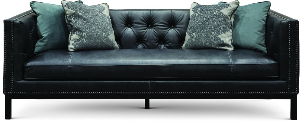 Couches And Sofas For Page 4 Rc Willey Furniture Mid Century Modern Slate Black Leather Sofa St James
