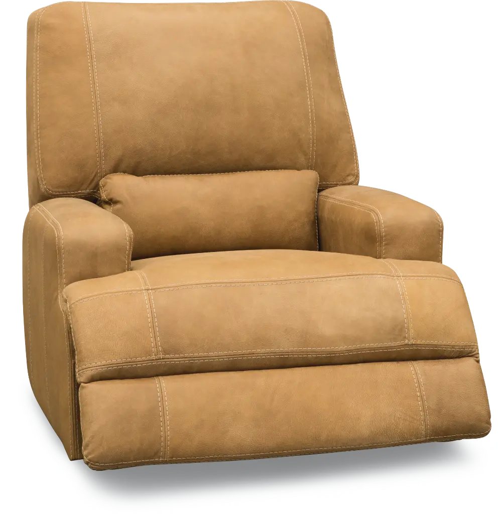 Casual Contemporary Palomino Brown Power Recliner - Stallone-1