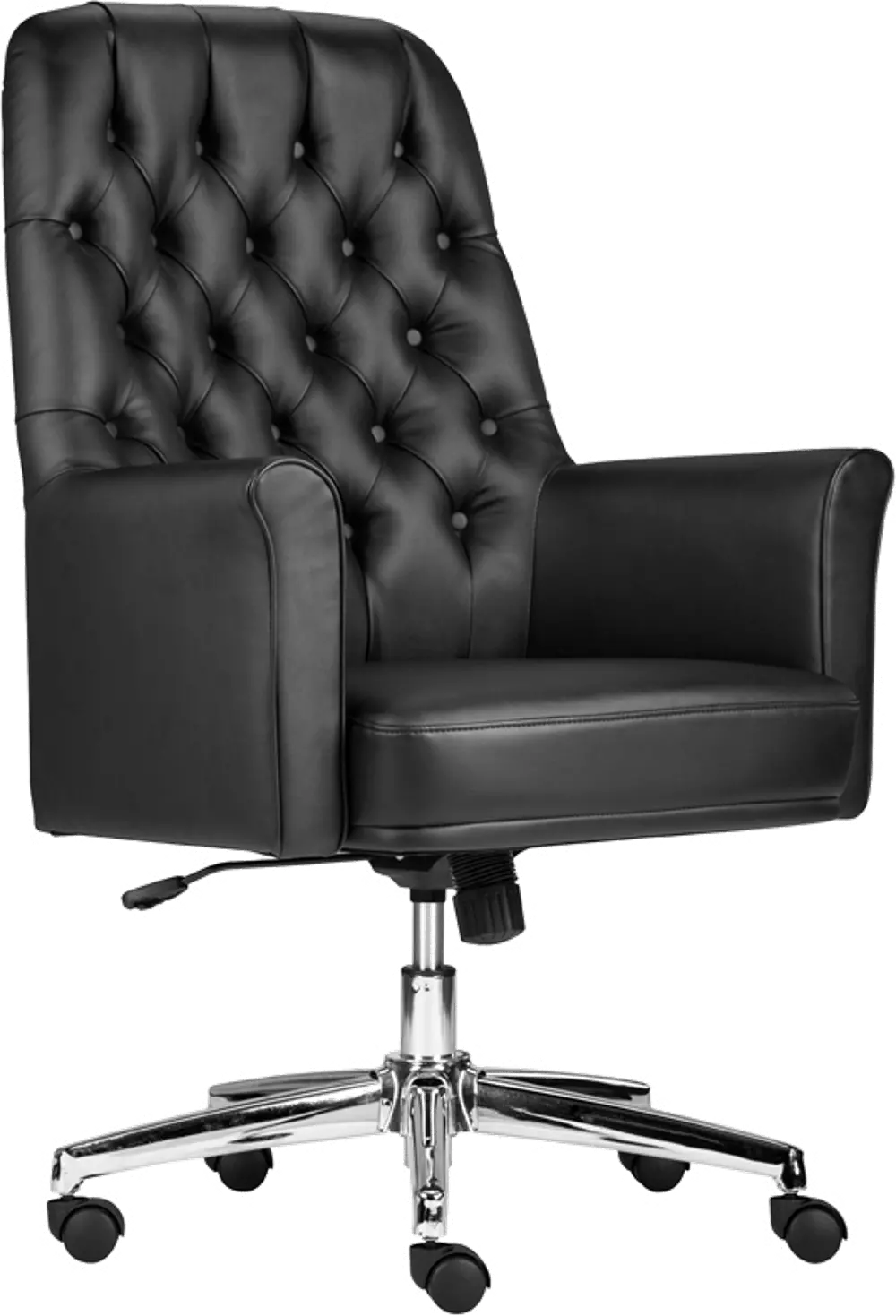Mid-Back Tufted Swivel Chair-1
