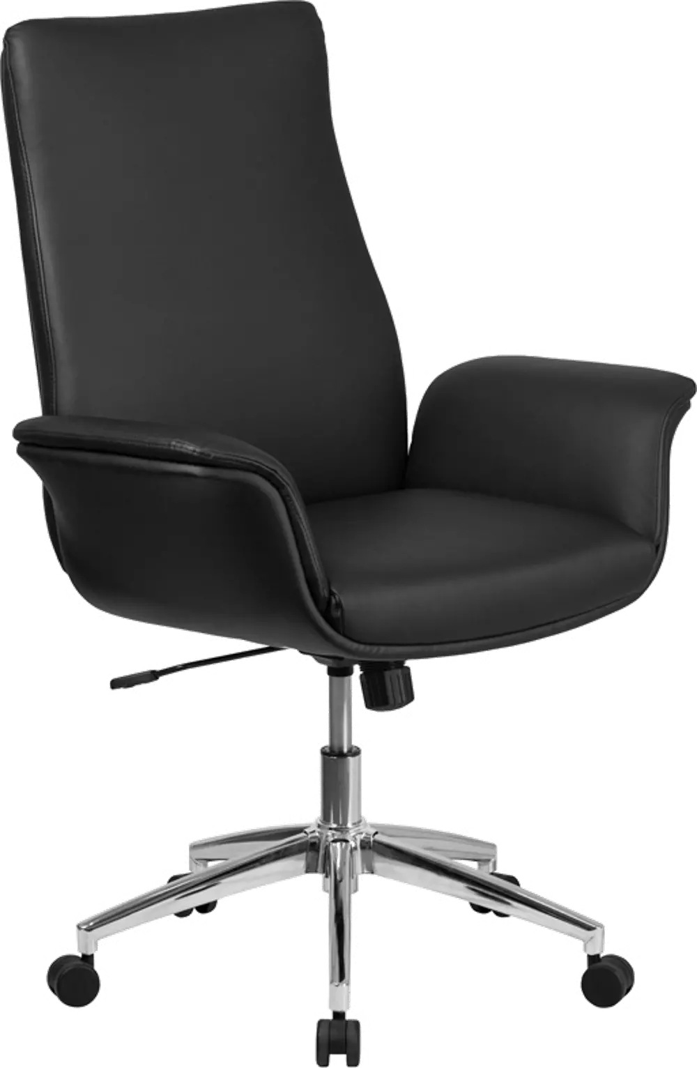 Black Executive Contemporary Office Swivel Chair-1