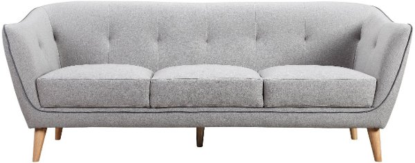 Living Room Furniture Couches Sectionals Tables Rc Willey Mid Century Modern Light Gray Sofa Avery