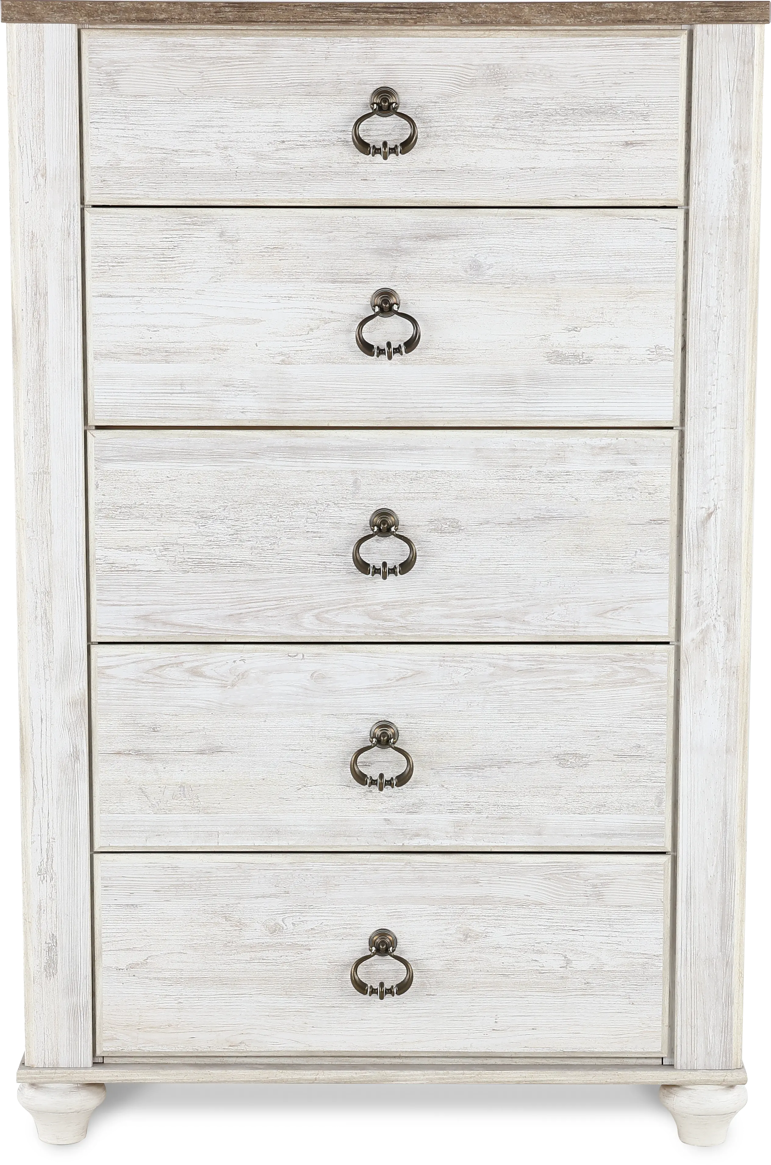 Millhaven Whitewash Chest of Drawers