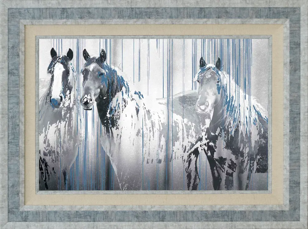Three's Company Horses Framed Wall Art-1