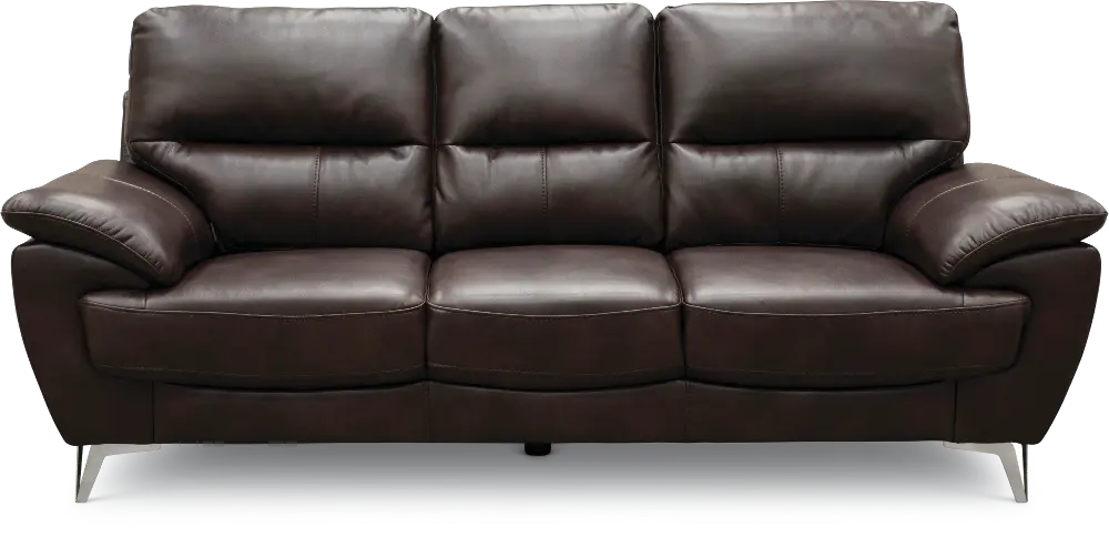 Contemporary Chocolate Brown Sofa - Galactica-1
