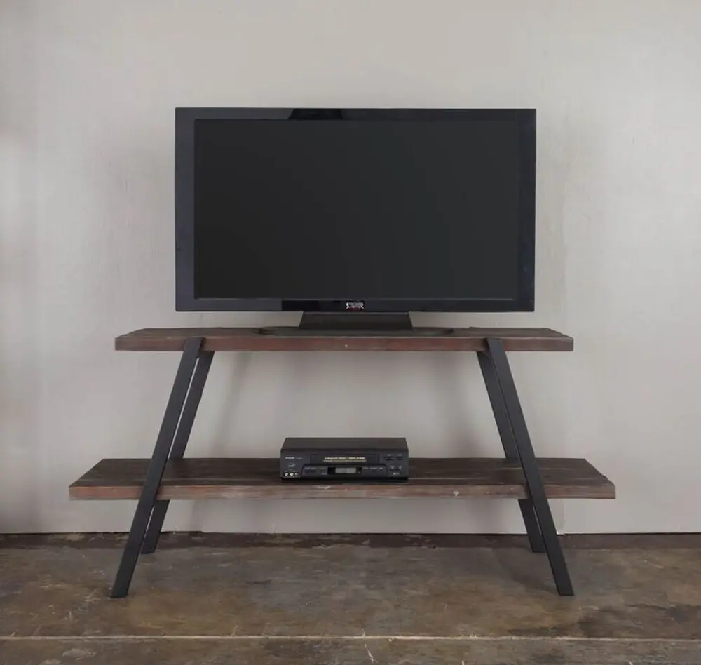 50 Inch Modern Industrial Gray Brown TV Stand - Brixton-1