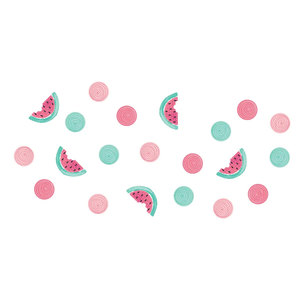 100094 Watermelons and Dots Wall Decals - Dreamit -1