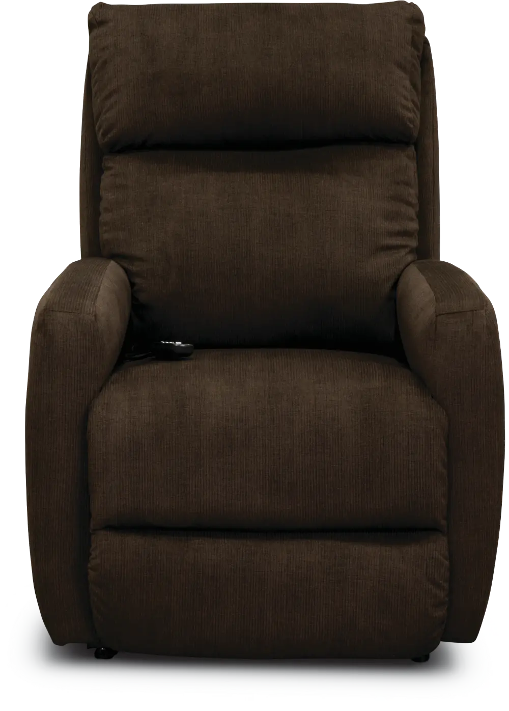 Contemporary Chocolate Brown Reclining Power Lift Chair - Primo-1