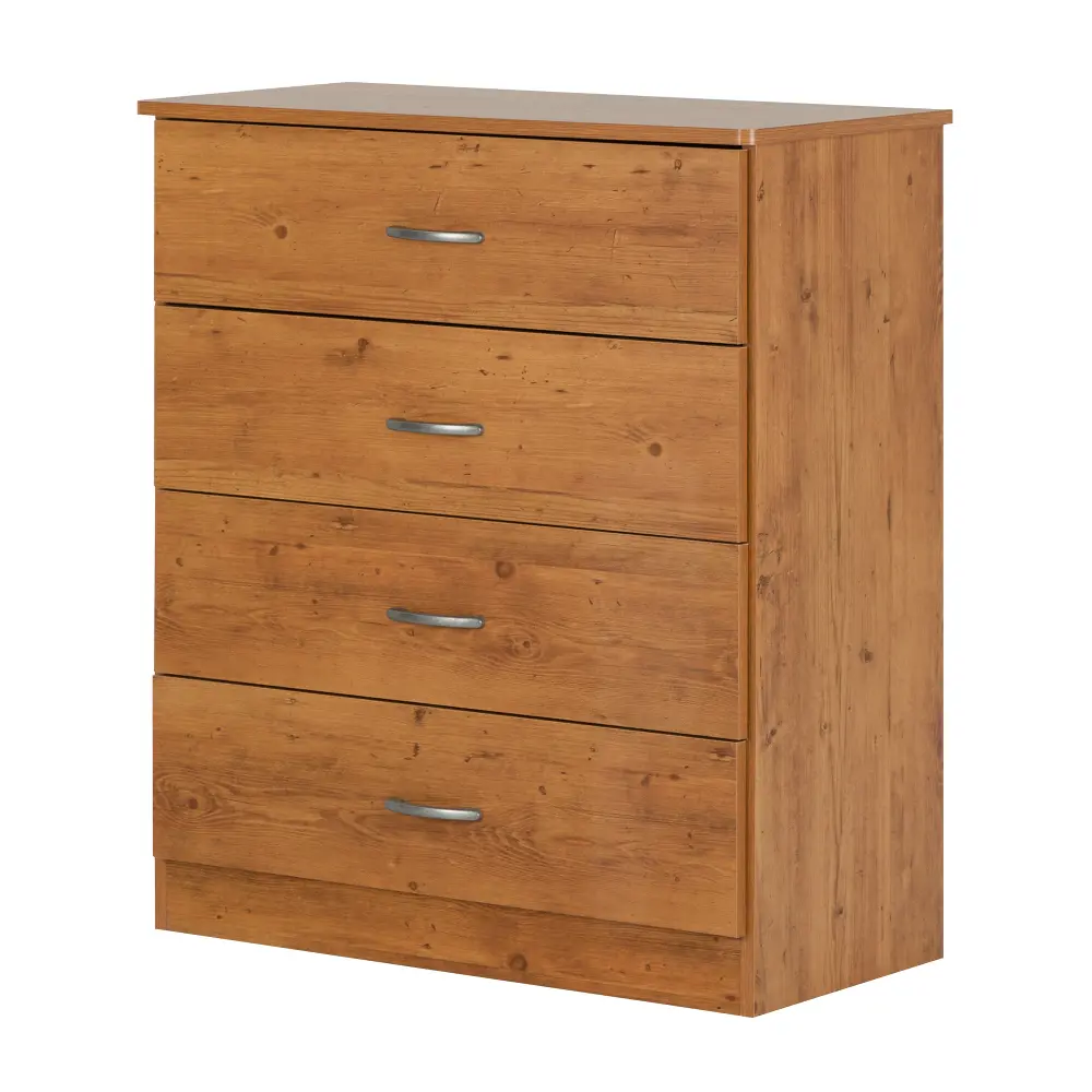 10683 Country Pine 4-Drawer Chest - Libra-1
