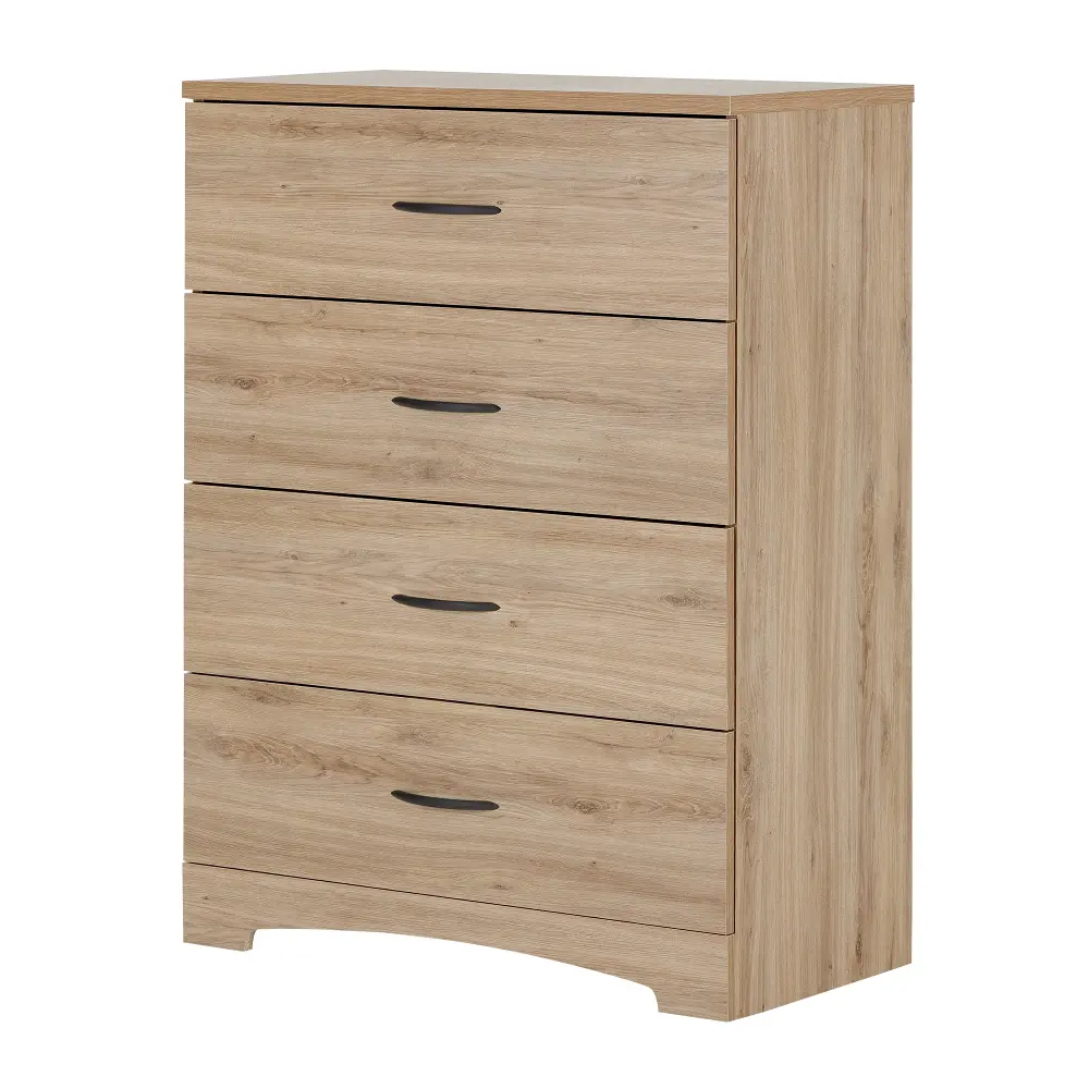 10693 Rustic Oak 4-Drawer Chest - Step One-1
