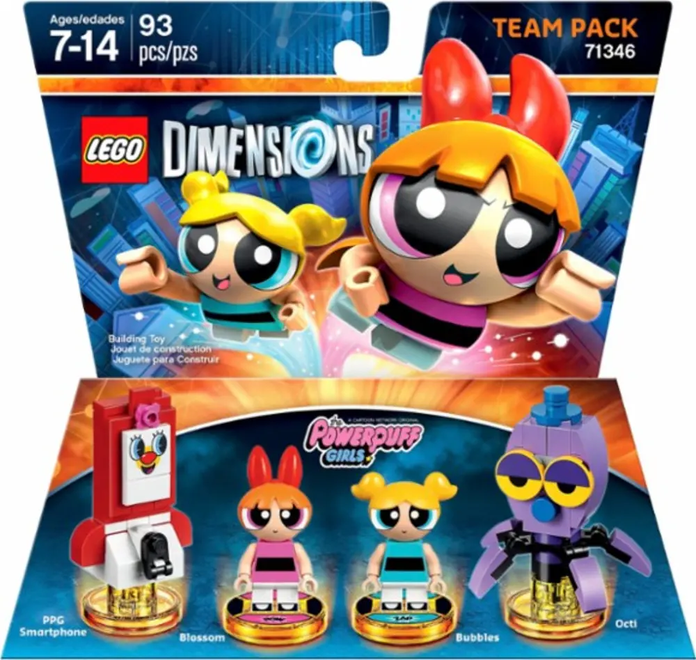 LEGO Dimensions Team Pack: Powerpuff Girls (Blossom and Bubbles)-1