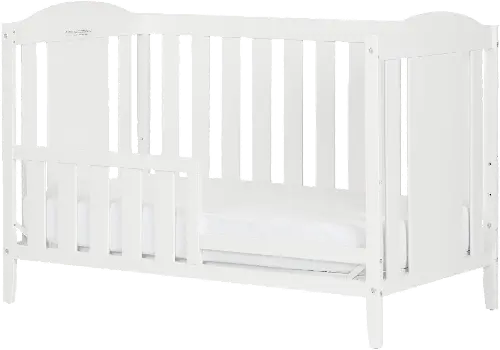 Angel White 2 in 1 Crib with Toddler Rail South Shore RC Willey