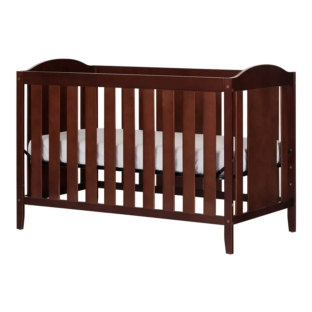 10616 Angel Cherry 2-in-1 Crib with Toddler Rail-1