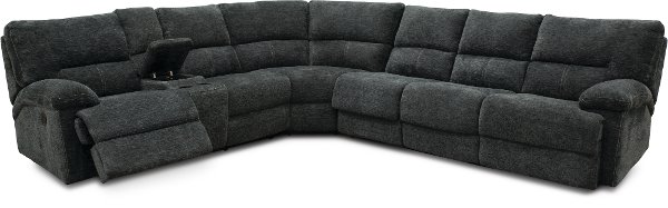 Recliner Sectionals Leather Reclining Page 2 Rc Charcoal Gray 3 Piece Reclining Sectional Sofa Parker Valley