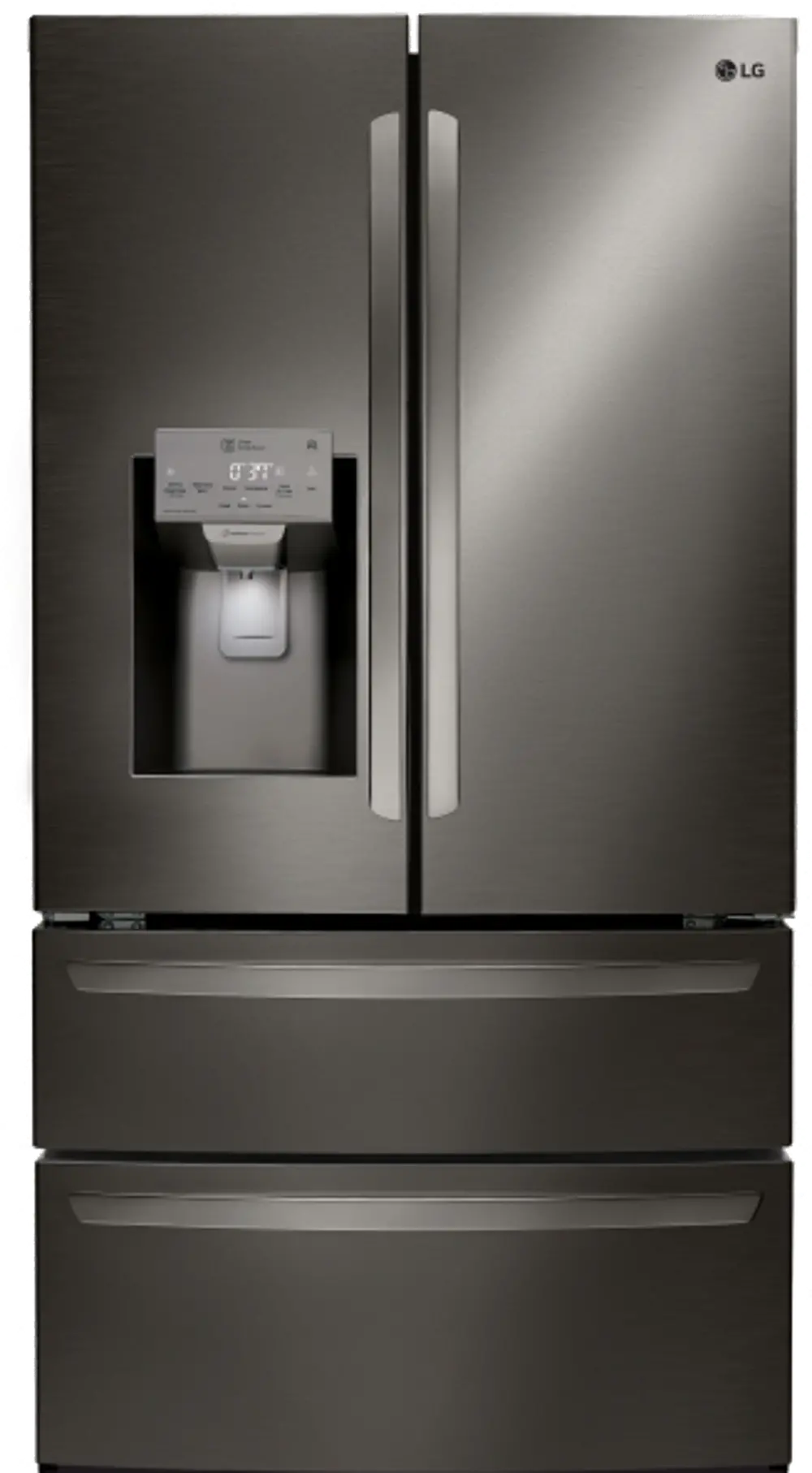 LMXS28626D LG 27.8 cu ft French Door Refrigerator - Black Stainless Steel-1