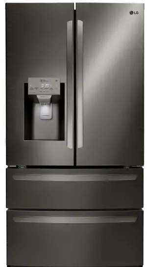 LG 27 Cu ft French Door Refrigerator - Counter Depth Stainless Steel