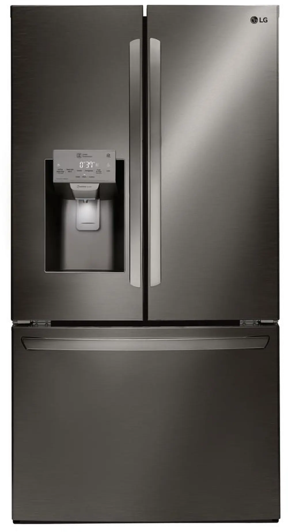 LFXS28968D LG 27.9 cu ft French Door Refrigerator - Black Stainless Steel-1