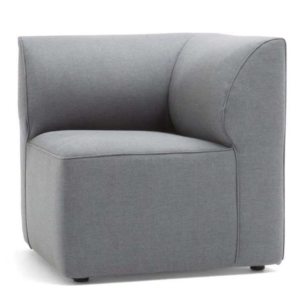 1510962/PATIOCHAIR Dark Gray Modular Corner Patio Chair - Big Joe Lux-1