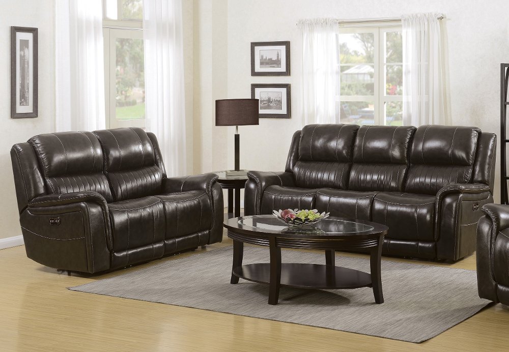 Gray Leather Match Power Reclining Living Room Set Hearst Rc Gray Leather Match Power Reclining Living Room Set Hearst Rc Willey Furniture