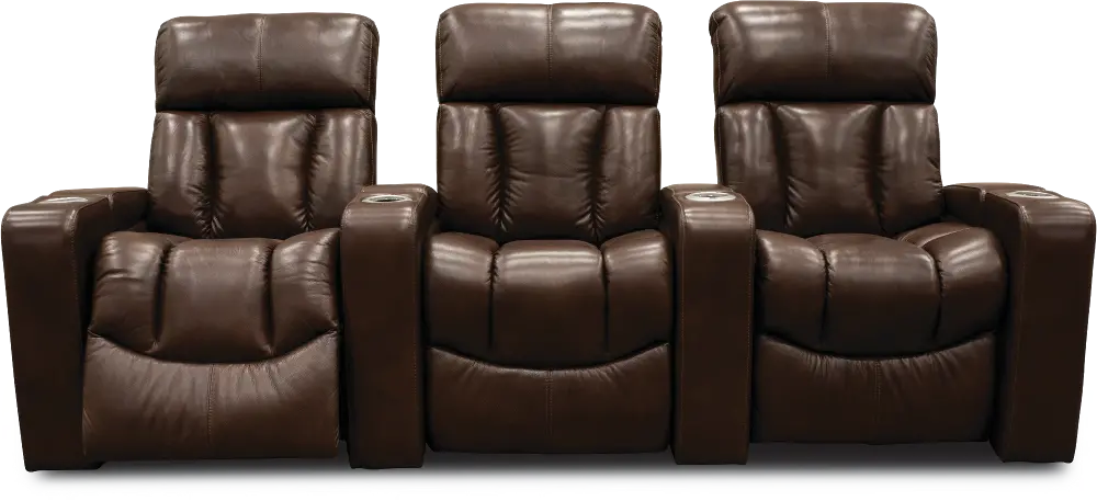 Alfresco Fudge 3 Piece Power Home Theater Seating - Paragon-1