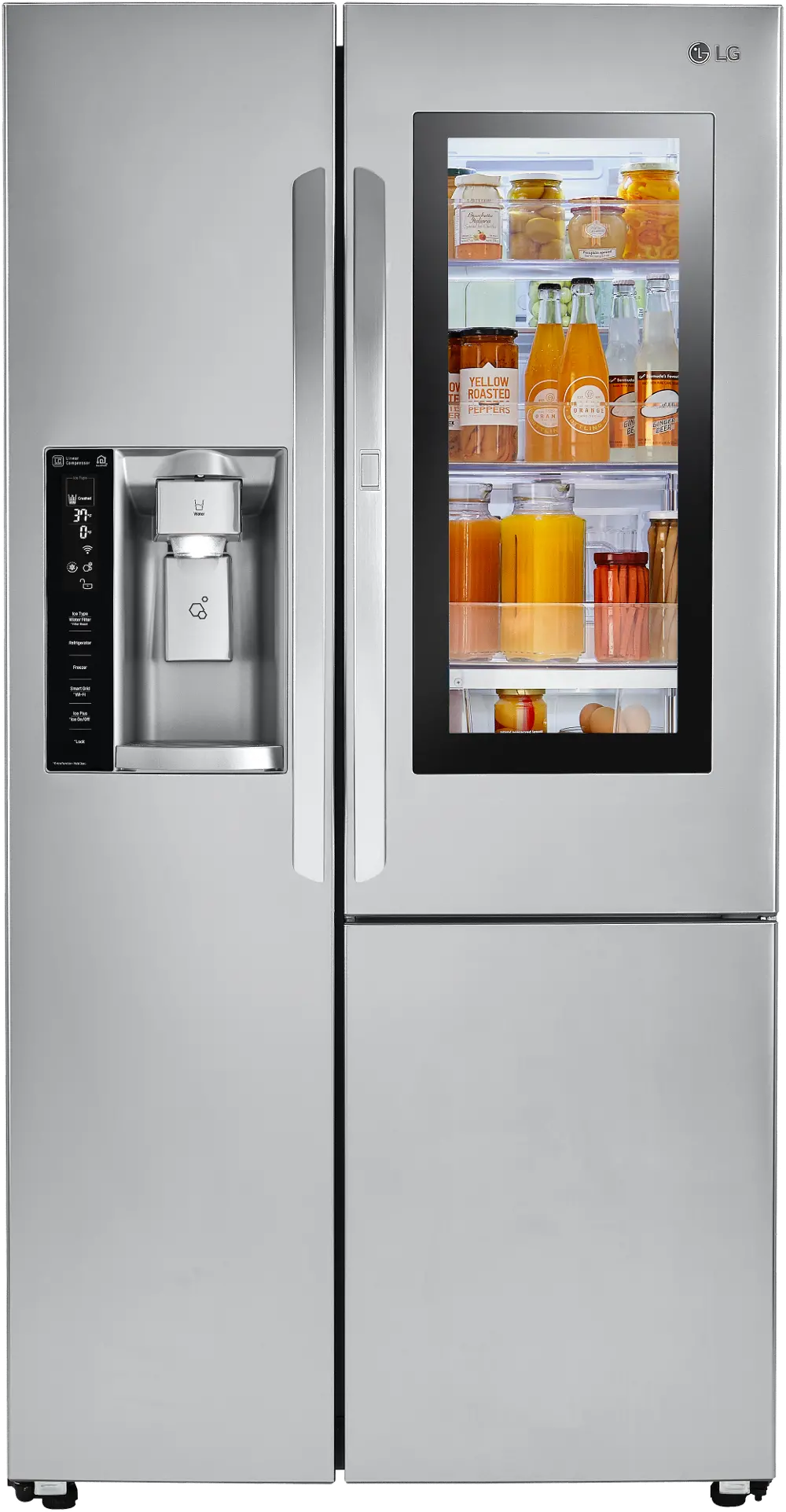 LSXC22396S LG Counter Depth Side by Side Door-in-Door Refrigerator - 21.74 cu. ft., 36 Inch Stainless Steel-1