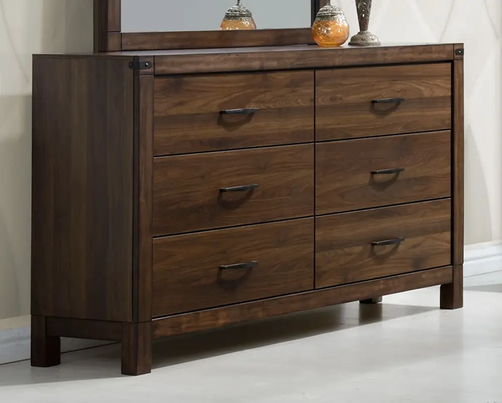 Modern Rustic Brown Dresser - Belmont-1