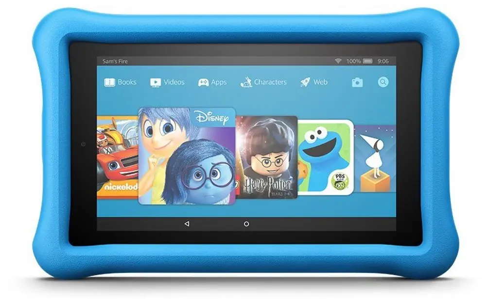 B01J90MSDS Amazon Fire Kids 7 Inch 16GB - Blue Kid-Proof Case-1