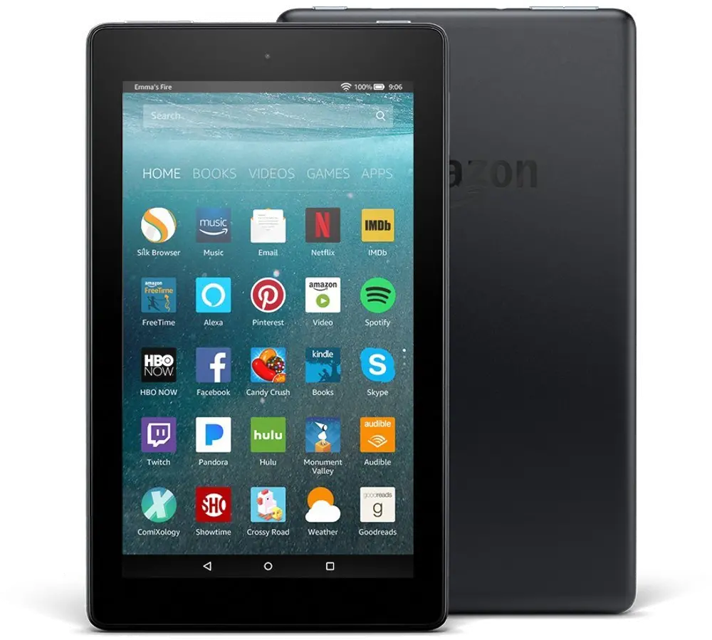 B01GEW27DA Amazon Fire 7 Inch 8GB Tablet - Black-1
