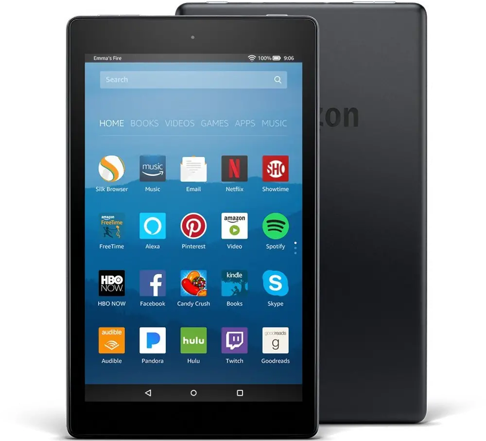 B01J94SWWU Amazon Fire HD 8 Inch 16GB Tablet - Black-1