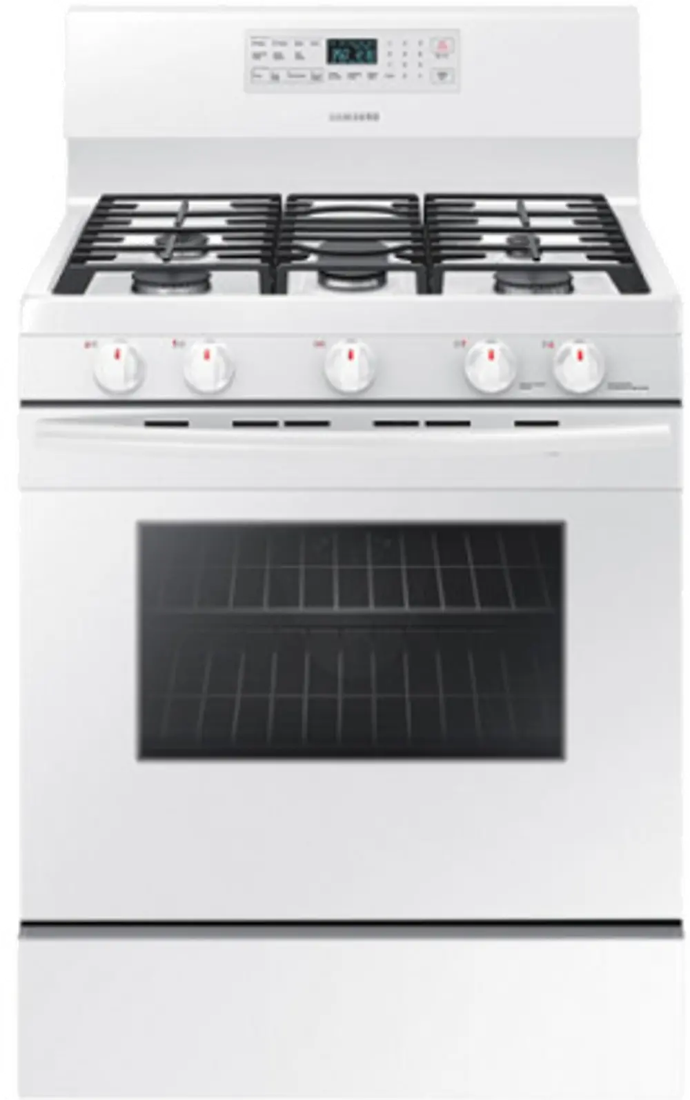 NX58M5600SW Samsung Gas Range with Stovetop Griddle - 5.8 cu. ft. White-1