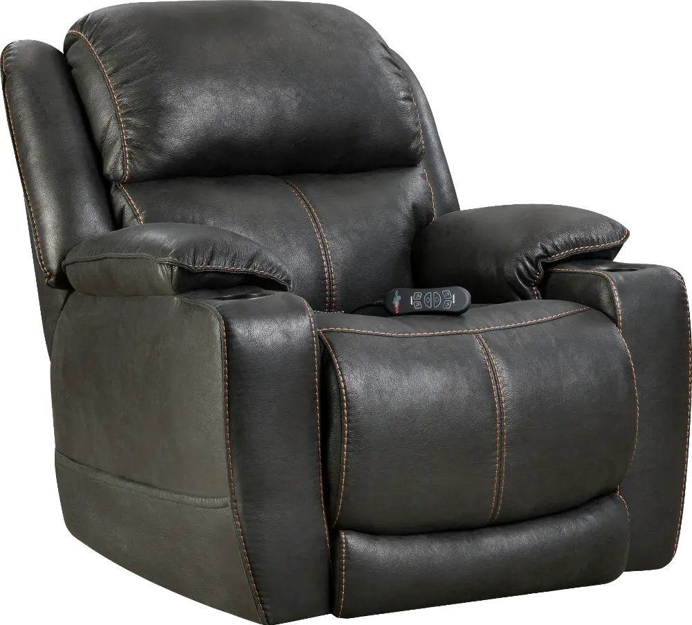 Starship Black Power Recliner-1