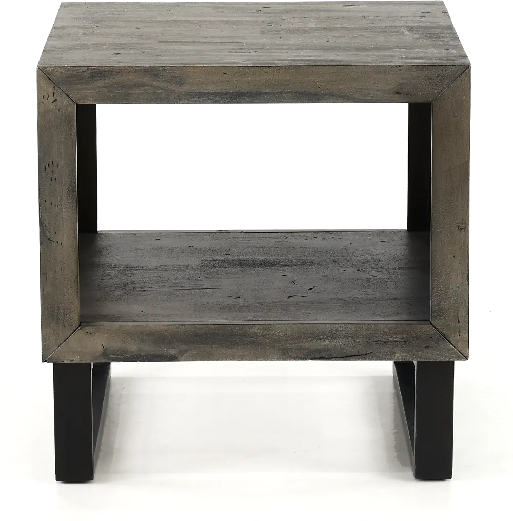 Mulholland Drive Gray End Table-1