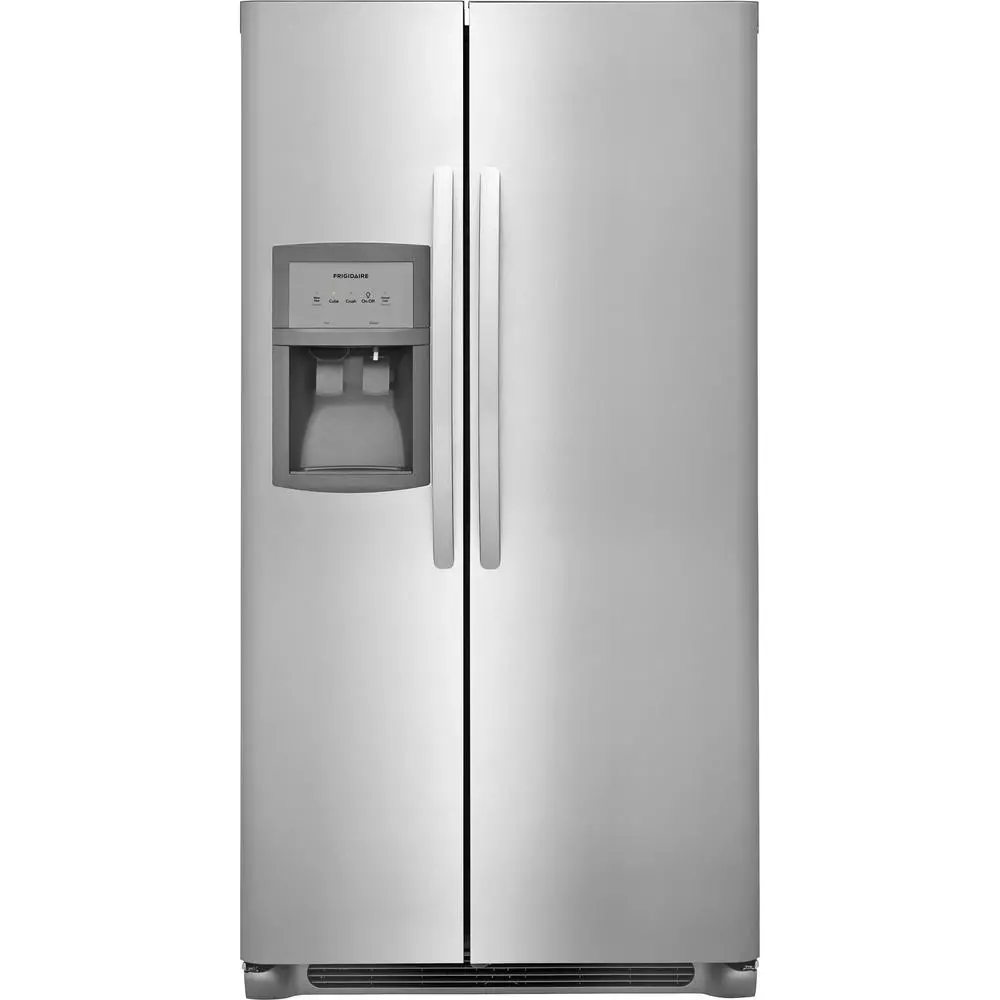 FFSS2325TS Frigidaire Side-by-Side Refrigerator with PureSource3 Ice & Water Filtration - 33 Inch Stainless Steel-1