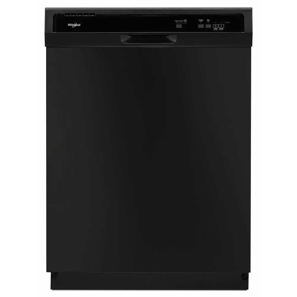 WDF130PAHB Whirlpool Dishwasher - Black-1