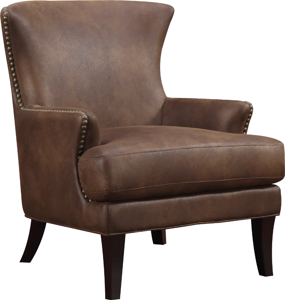 Nola Java Brown Accent Chair-1